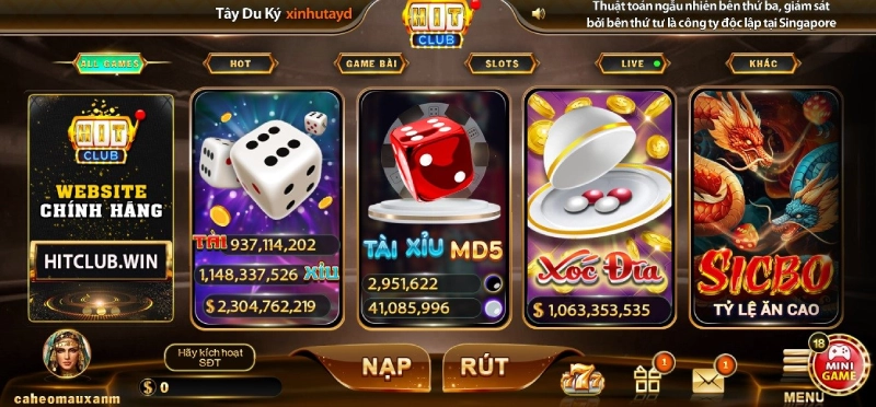 HitClub Khám Phá Cổng Game Bài Đổi Thưởng Đỉnh Cao 2024