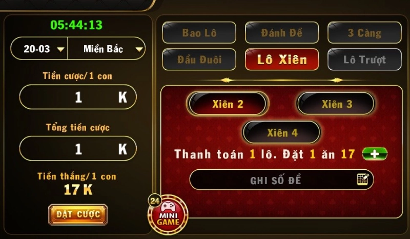 Lô xiên trong lô đề HitClub